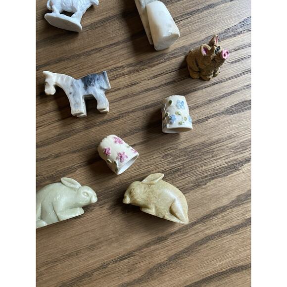 Vintage Trinket Lot 15 Trinkets Small Shelf Filler Trinket Variety - Picture 4 of 6